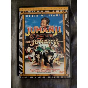 Jumanji DVD 1995 Robin Williams Collector's Series